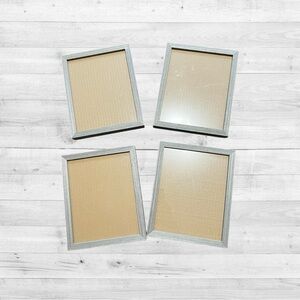 Set of Four Gray Picture Frames
